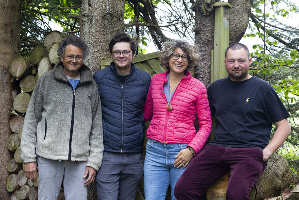 Familie Rössle - Hubert, Leonhard, Renate und Georg